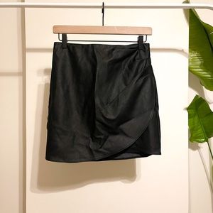 Abercrombie & Fitch Faux Leather Mini Skirt - NWT, Size - Small